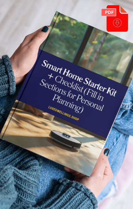 We've got a Smart Home Starter Kit + Checklist (Fill-In Sections for Personal Planning) that shows exactly what to buy, where to start, and how to build your smart home step-by-step.