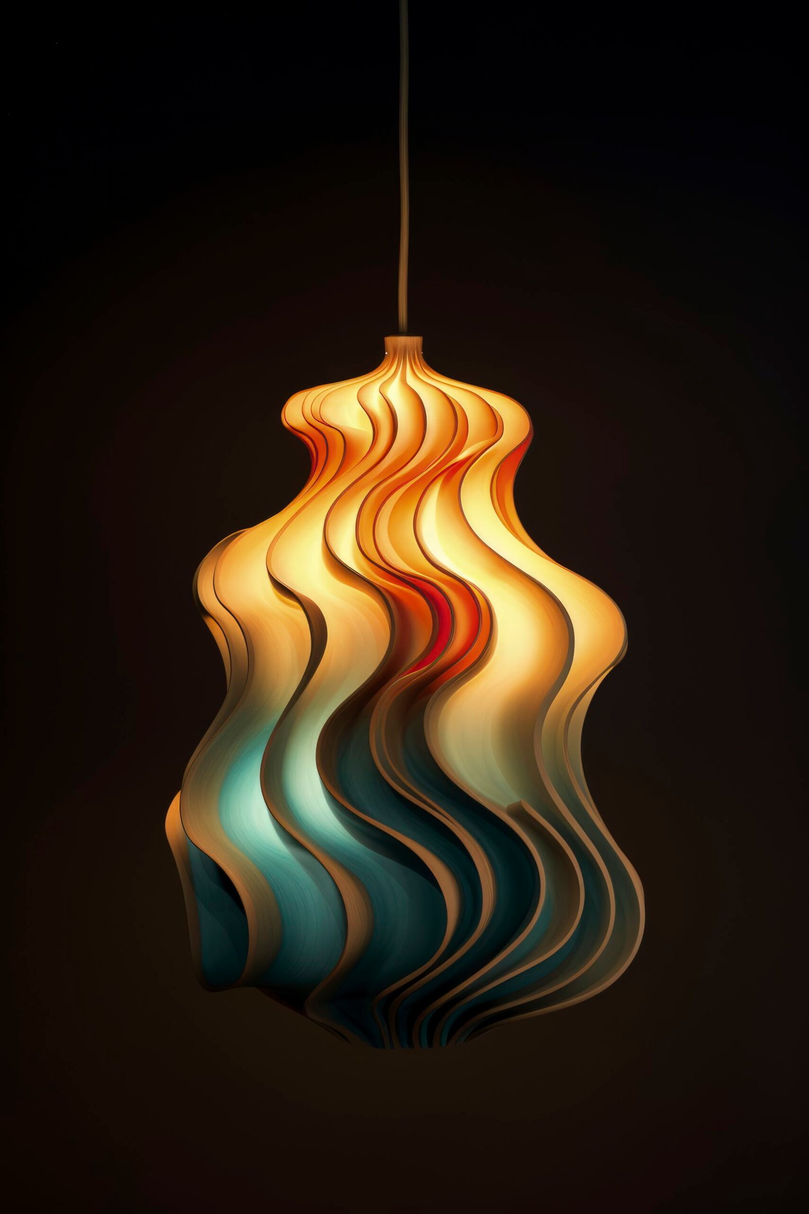 LuxeDwellings footer image: Futuristic Light Lamp